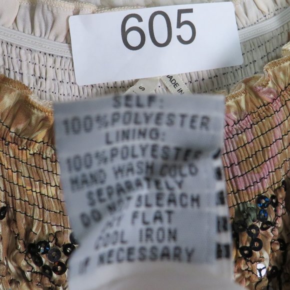 Lapis* Women's Smock Top Spaghetti String Sequence Maxi Dress~ One Size Fits ALL - Picture 8 of 13